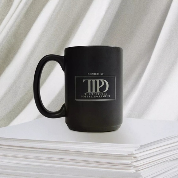 Black Tortured Poets Department Mug - Picture 1 of 9